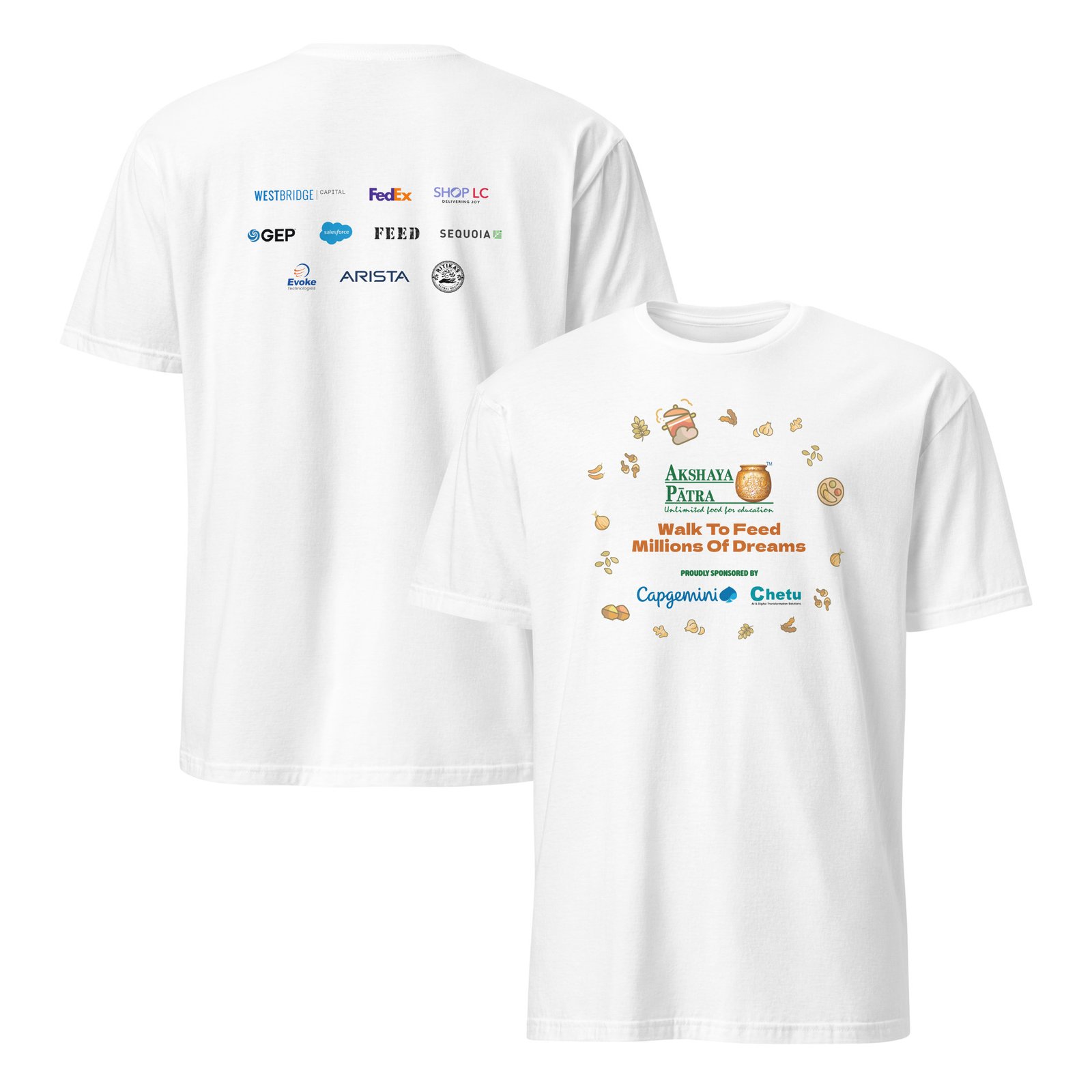 Akshaya Patra USA - National Walkathon Limited Edition Shirt - Image 2